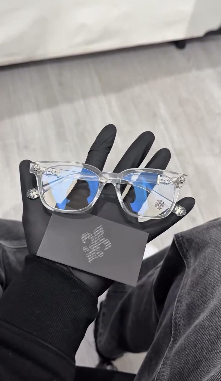 Chrome Glasses (Black)