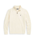 Polo Zip Up (Beige)