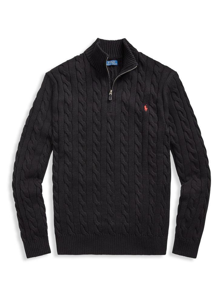Polo Ralph Lauren Zip Up (Black)